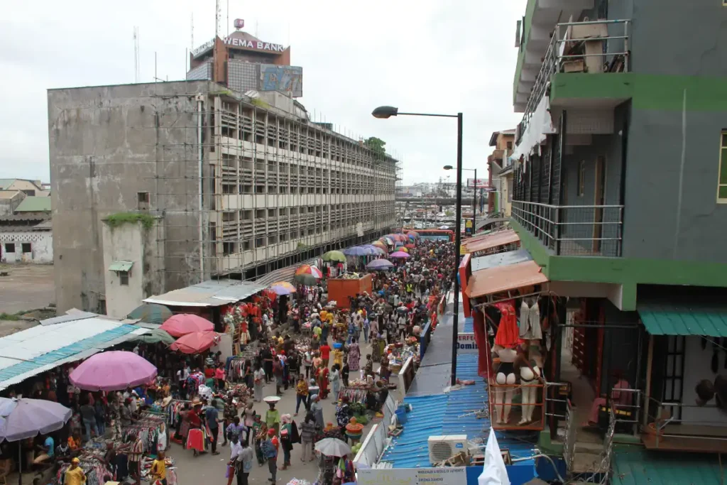 6 Ways to spend your free time in Lagos (2025) 13 Balogun Market Lagos, free time in Lagos, the wheatbaker